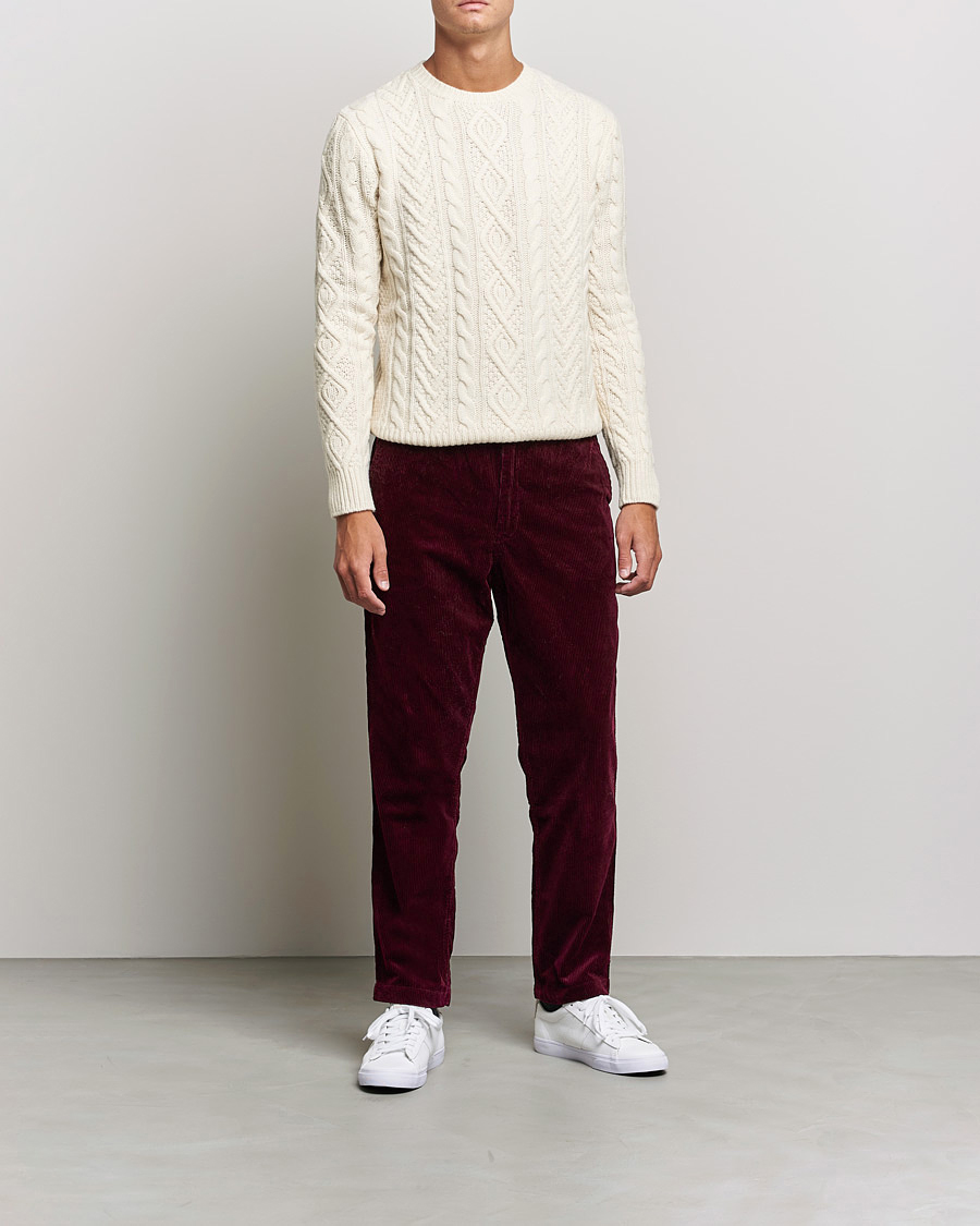 Uomini | Pantaloni | Polo Ralph Lauren | Prepster Corduroy Drawstring Pants Ruby