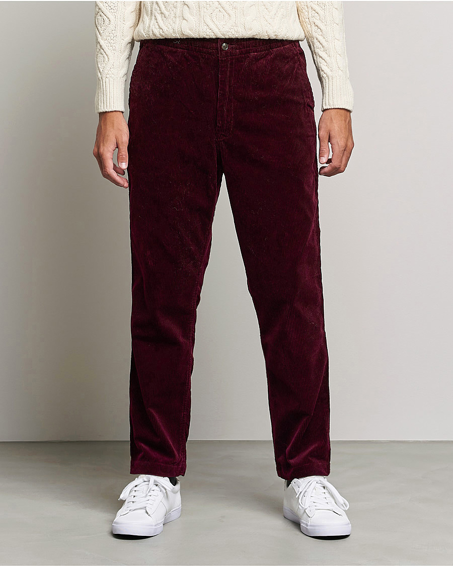 Uomini | Pantaloni | Polo Ralph Lauren | Prepster Corduroy Drawstring Pants Ruby