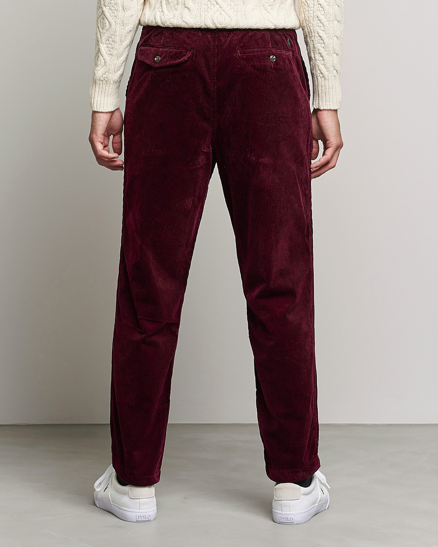 Uomini | Pantaloni | Polo Ralph Lauren | Prepster Corduroy Drawstring Pants Ruby