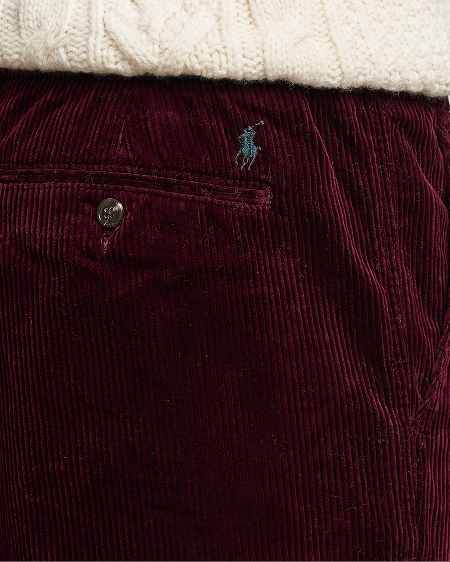 Uomini | Pantaloni | Polo Ralph Lauren | Prepster Corduroy Drawstring Pants Ruby