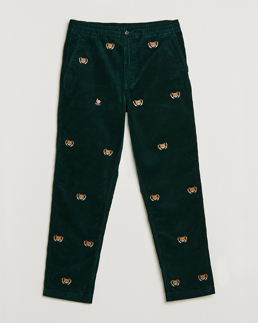 Uomini | Pantaloni | Polo Ralph Lauren | Prepster Corduroy Printed Fox Pants College Green