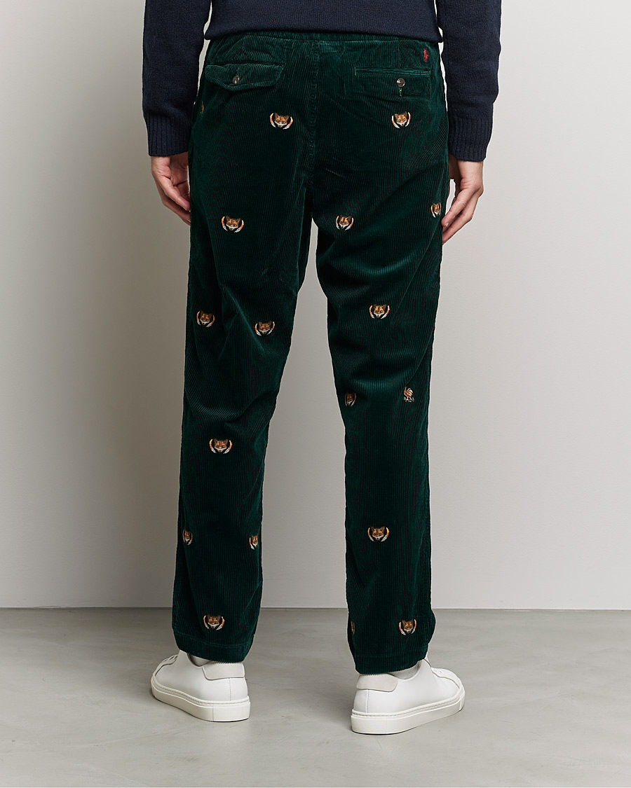 Uomini | Pantaloni | Polo Ralph Lauren | Prepster Corduroy Printed Fox Pants College Green