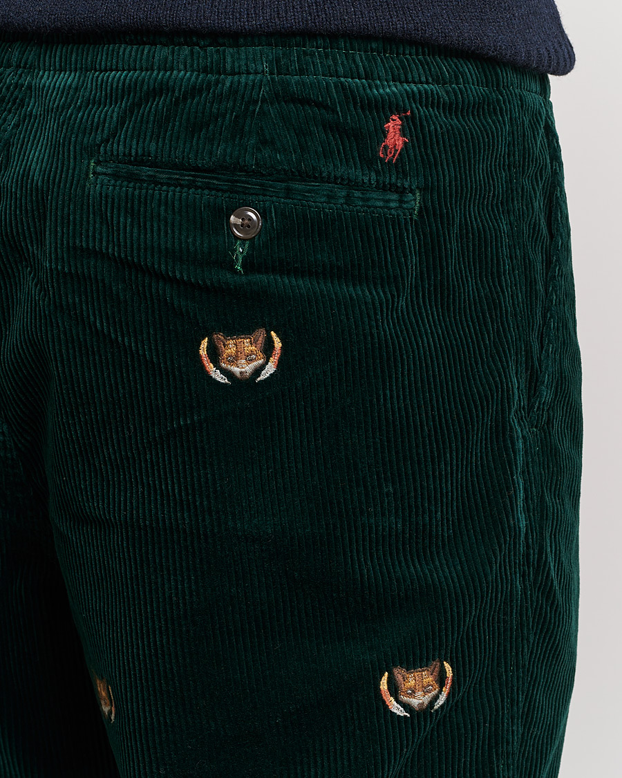 Uomini | Pantaloni | Polo Ralph Lauren | Prepster Corduroy Printed Fox Pants College Green