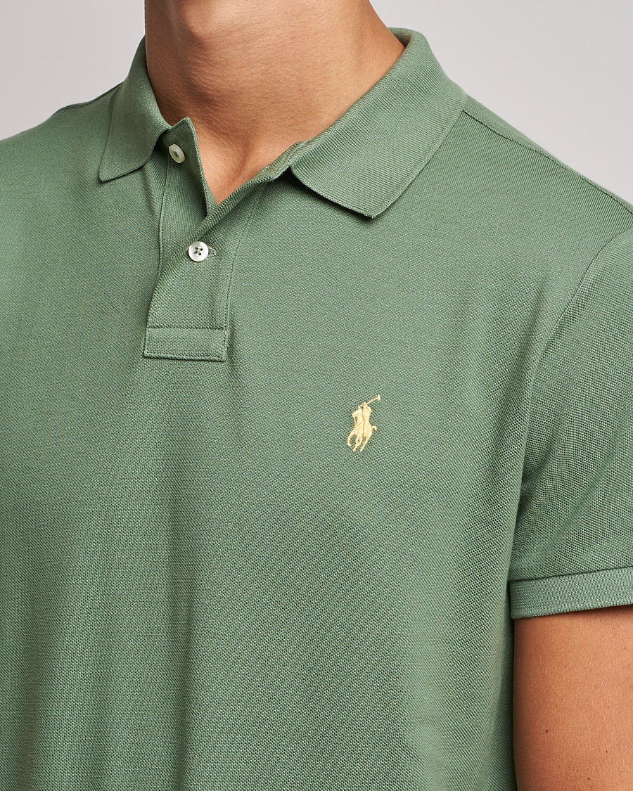 Uomini | Polo | Polo Ralph Lauren | Custom Slim Fit Polo Cargo Green