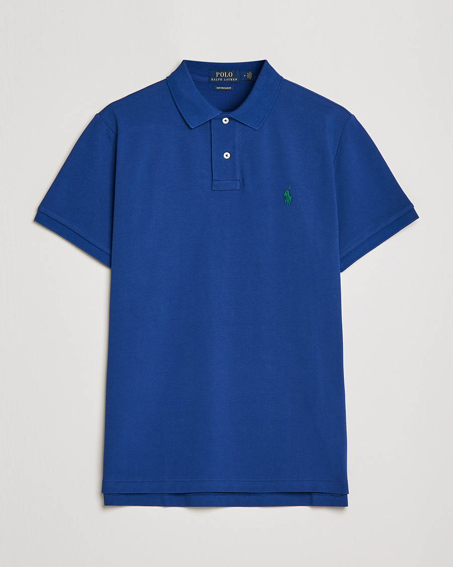 Uomini | Polo | Polo Ralph Lauren | Custom Slim Fit Polo Harrison Blue