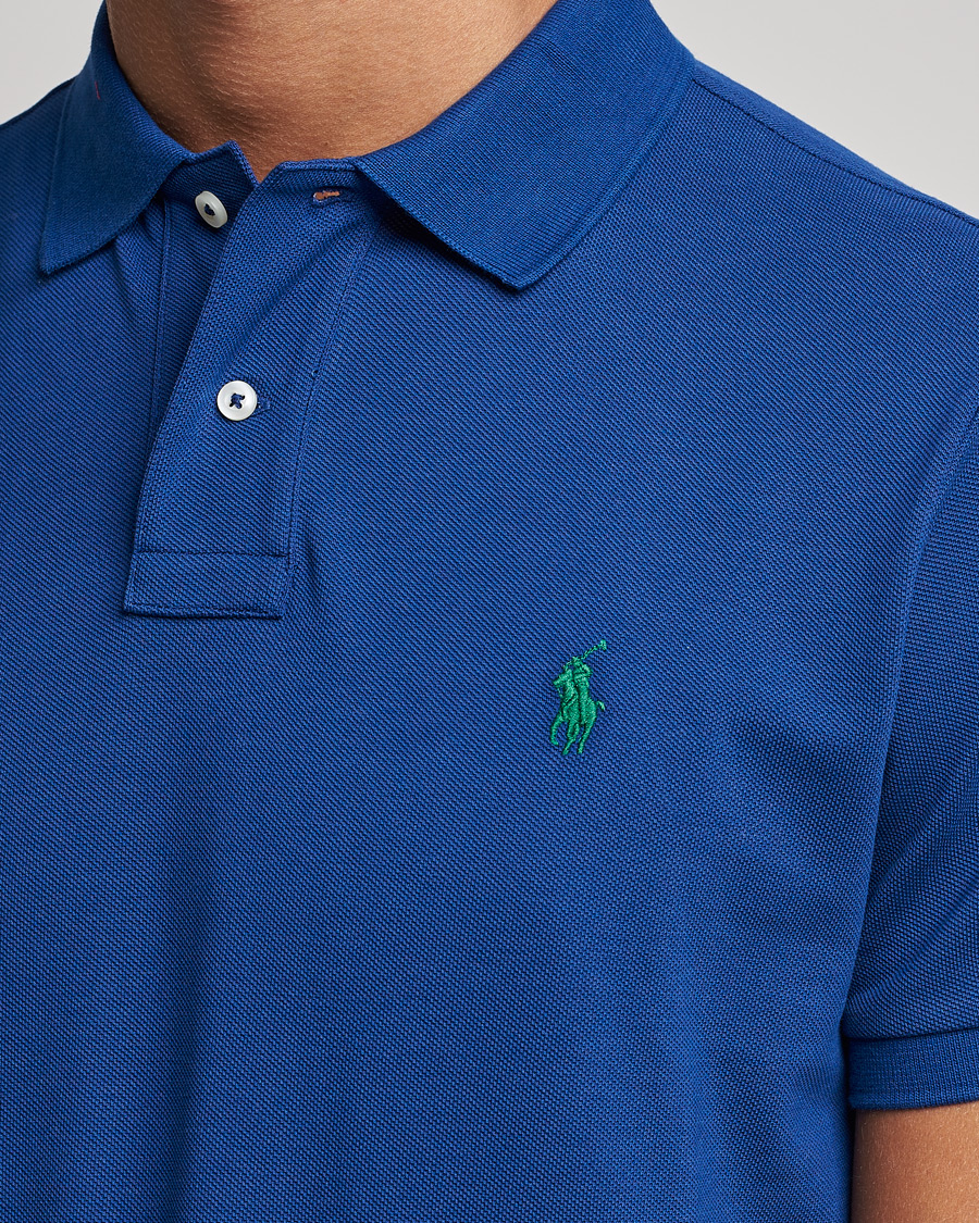 Uomini | Polo | Polo Ralph Lauren | Custom Slim Fit Polo Harrison Blue