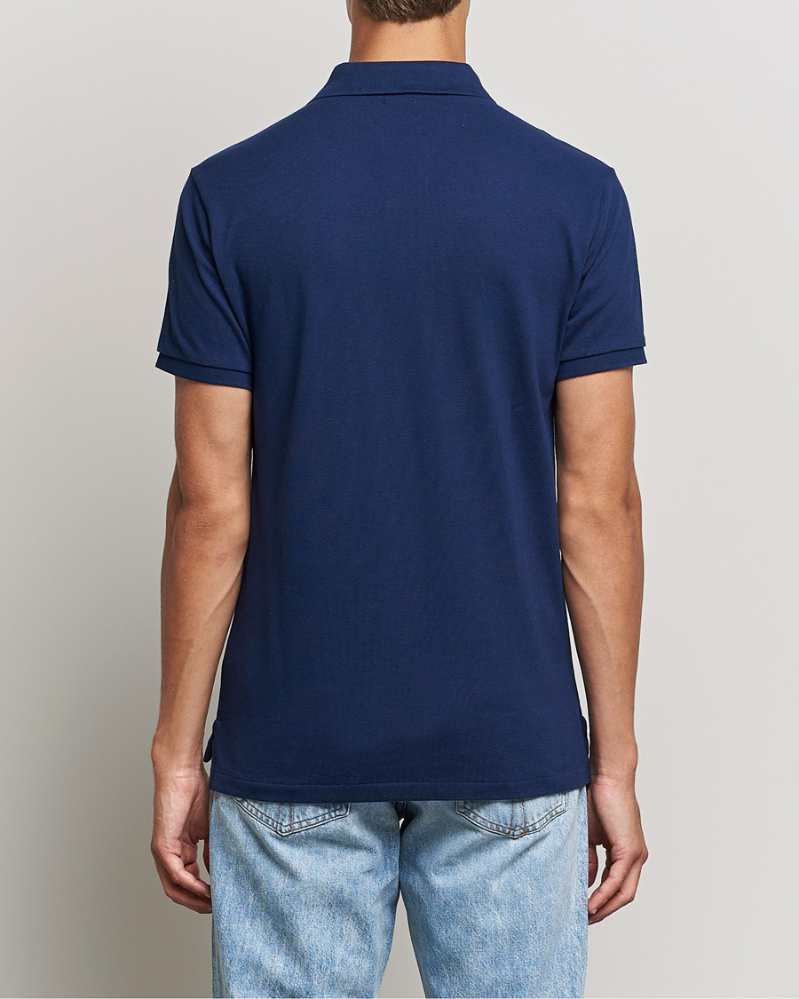 Uomini | Polo | Polo Ralph Lauren | Custom Slim Fit Denim Bear Polo Newport Navy