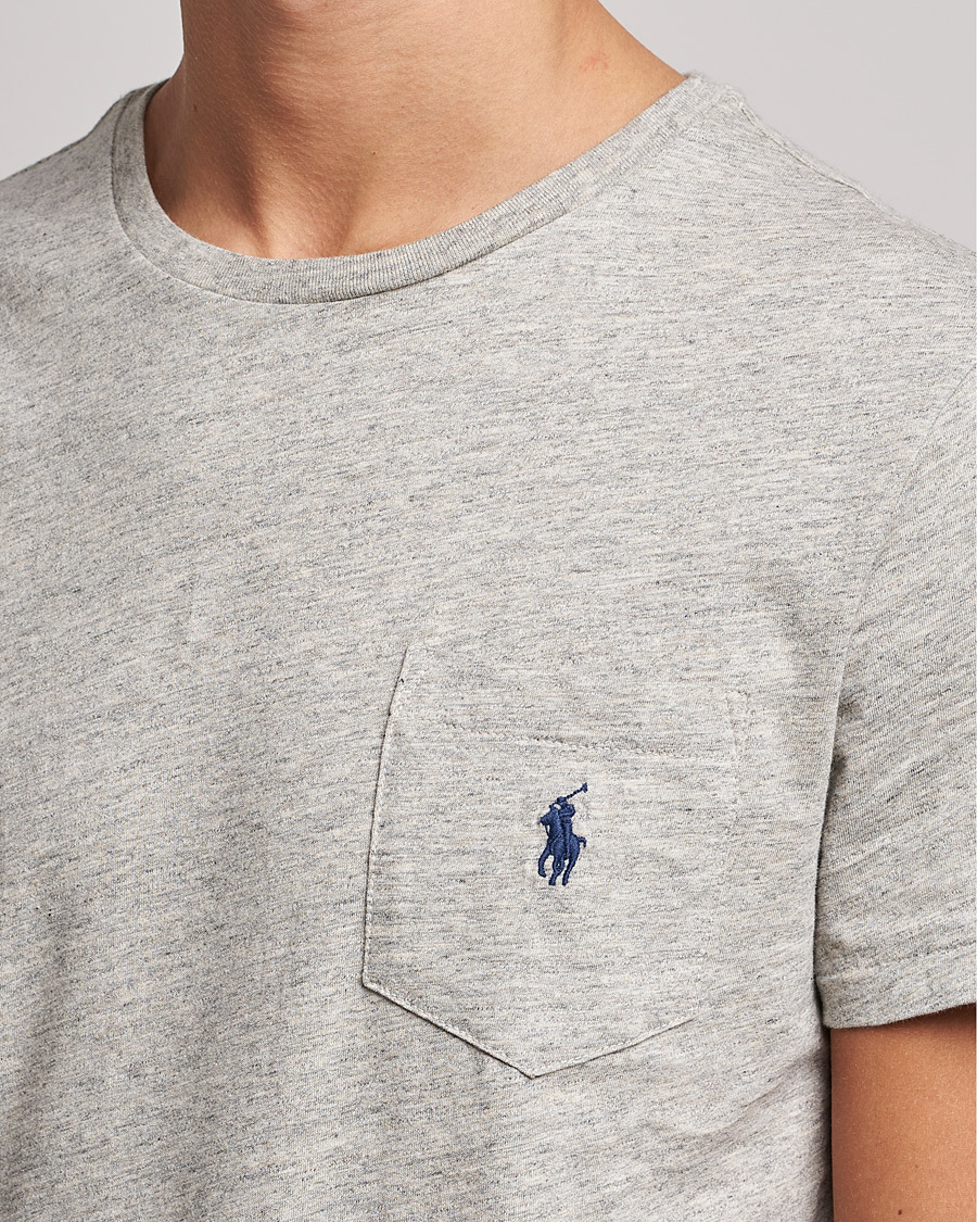 Uomini | T-shirt | Polo Ralph Lauren | Slub Jersey Crew Neck Tee Loft Heather