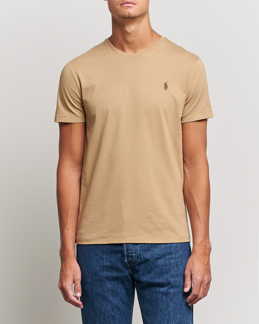 Uomini | T-shirt | Polo Ralph Lauren | Crew Neck Tee Luxury Tan