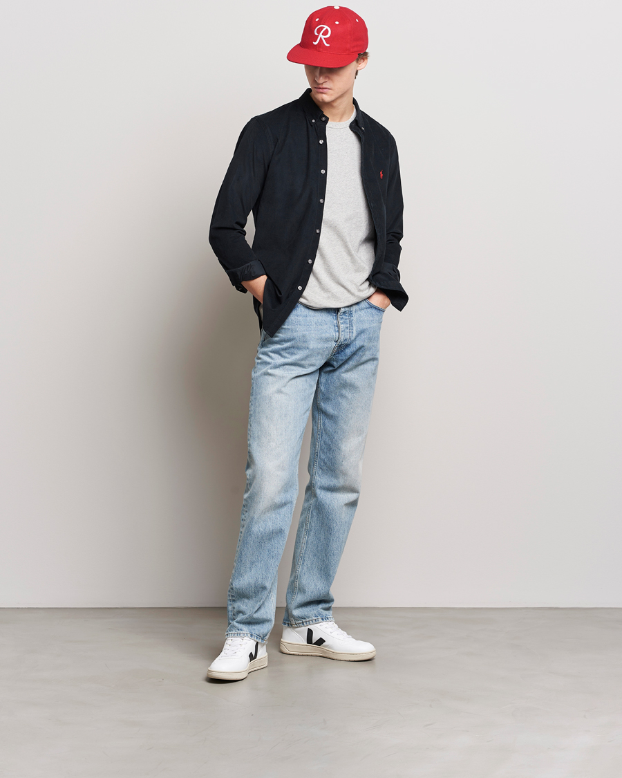 Uomini | Camicie | Polo Ralph Lauren | Slim Fit Corduroy Shirt Black