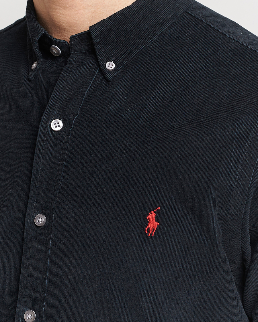 Uomini | Camicie | Polo Ralph Lauren | Slim Fit Corduroy Shirt Black