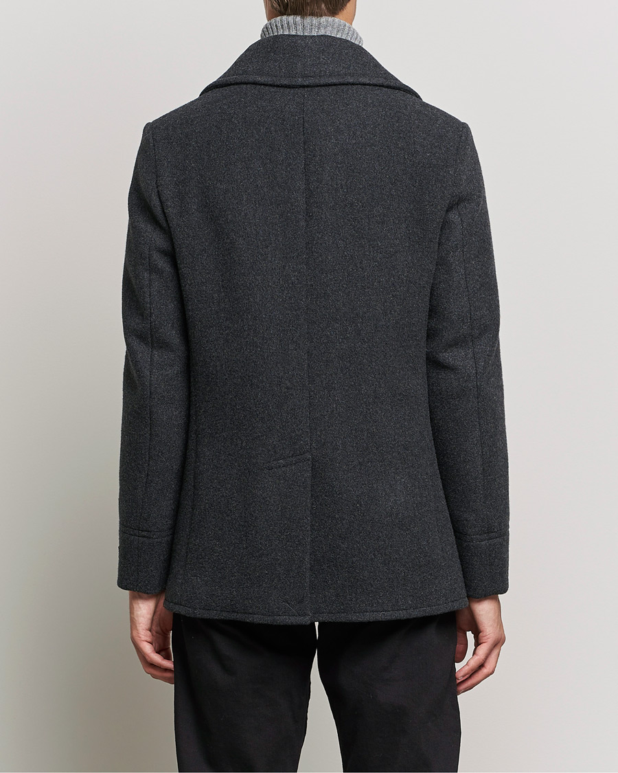 Uomini | Giacche | Polo Ralph Lauren | Wool Melton Peacoat Navy Charcoal