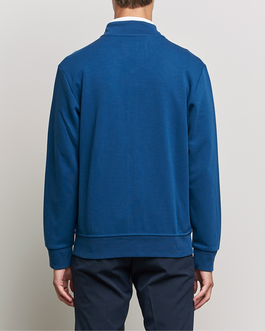 Uomini | Maglieria | RLX Ralph Lauren | Double Knit Full Zip Sweater Raleigh Blue