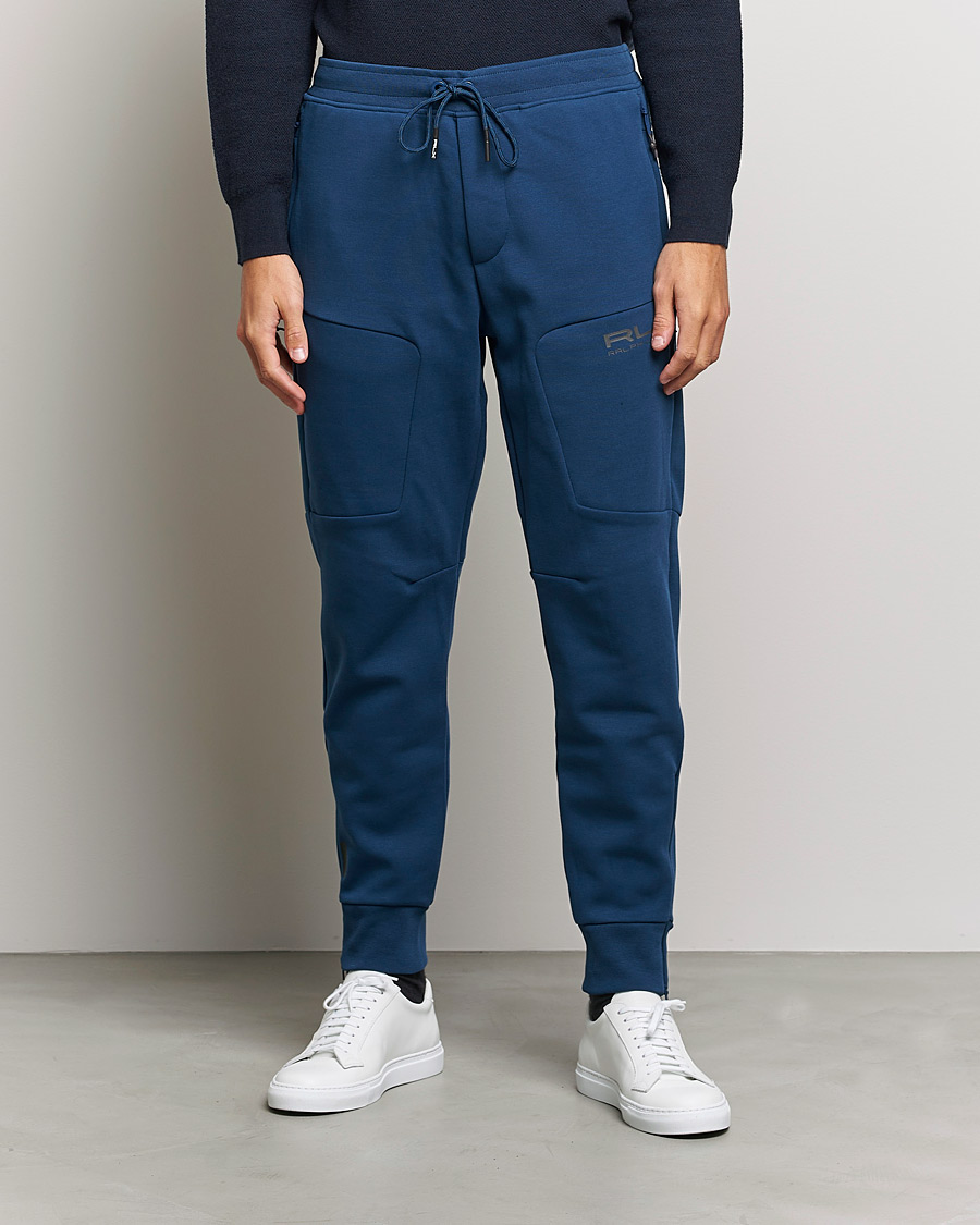 Uomini | Pantaloni | RLX Ralph Lauren | Double Knit Athletic Pants Raleigh Blue