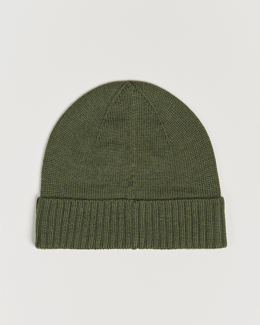 Uomini | Polo Ralph Lauren Merino Wool Beanie Army Olive Heather | Polo Ralph Lauren | Merino Wool Beanie Army Olive Heather