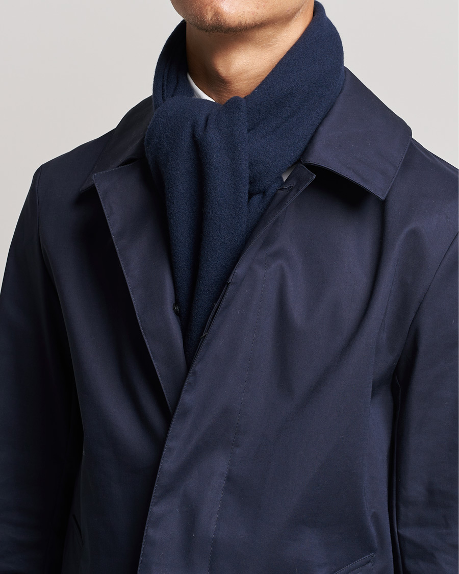 Uomini | Polo Ralph Lauren Signature Wool Scarf Hunter Navy | Polo Ralph Lauren | Signature Wool Scarf Hunter Navy