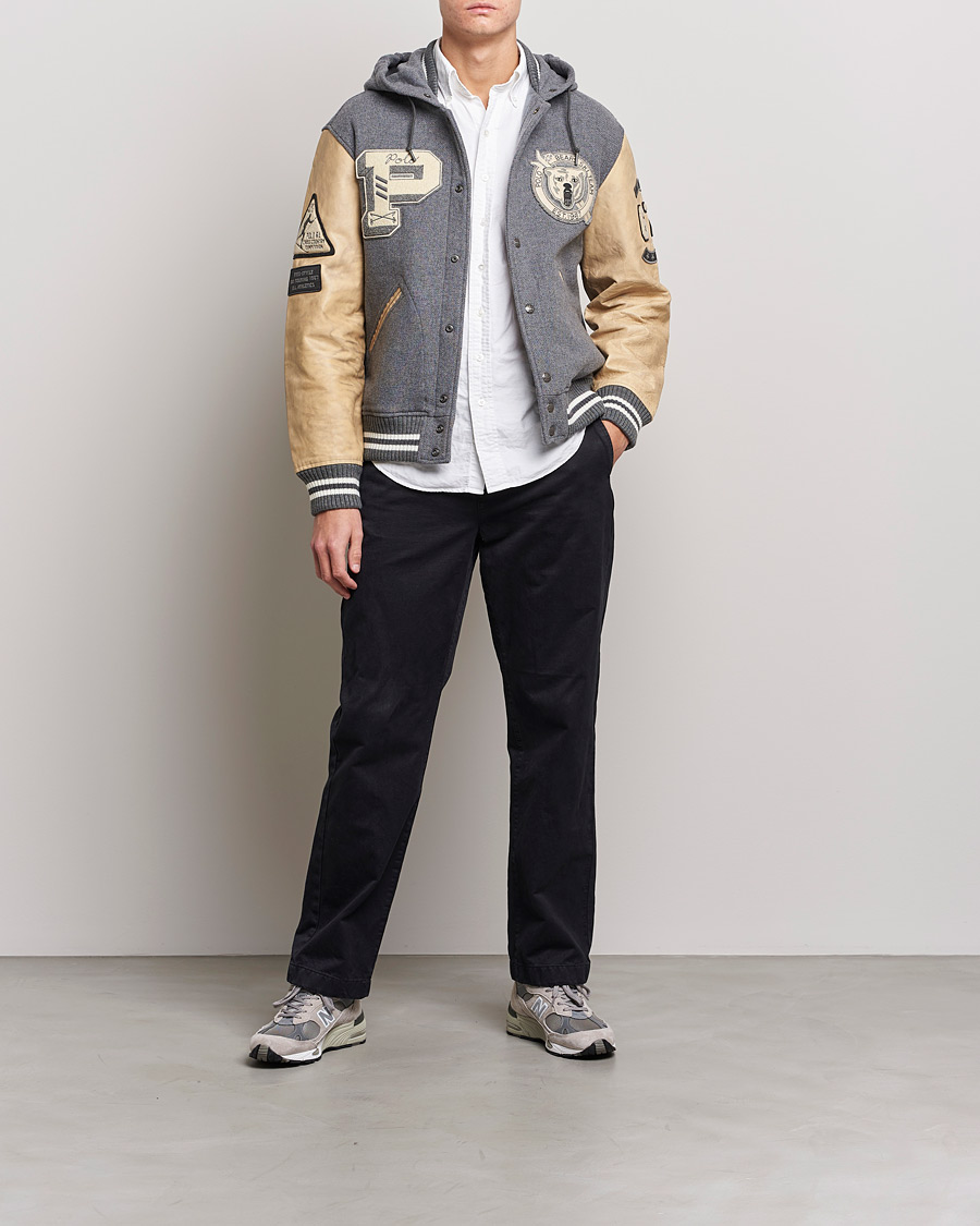 Uomini | Giacche | Polo Ralph Lauren | Ski Varsity Lined Bomber Jacket Grey Heather