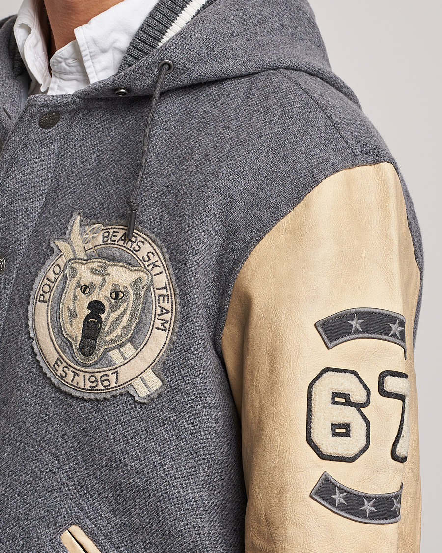 Uomini | Giacche | Polo Ralph Lauren | Ski Varsity Lined Bomber Jacket Grey Heather