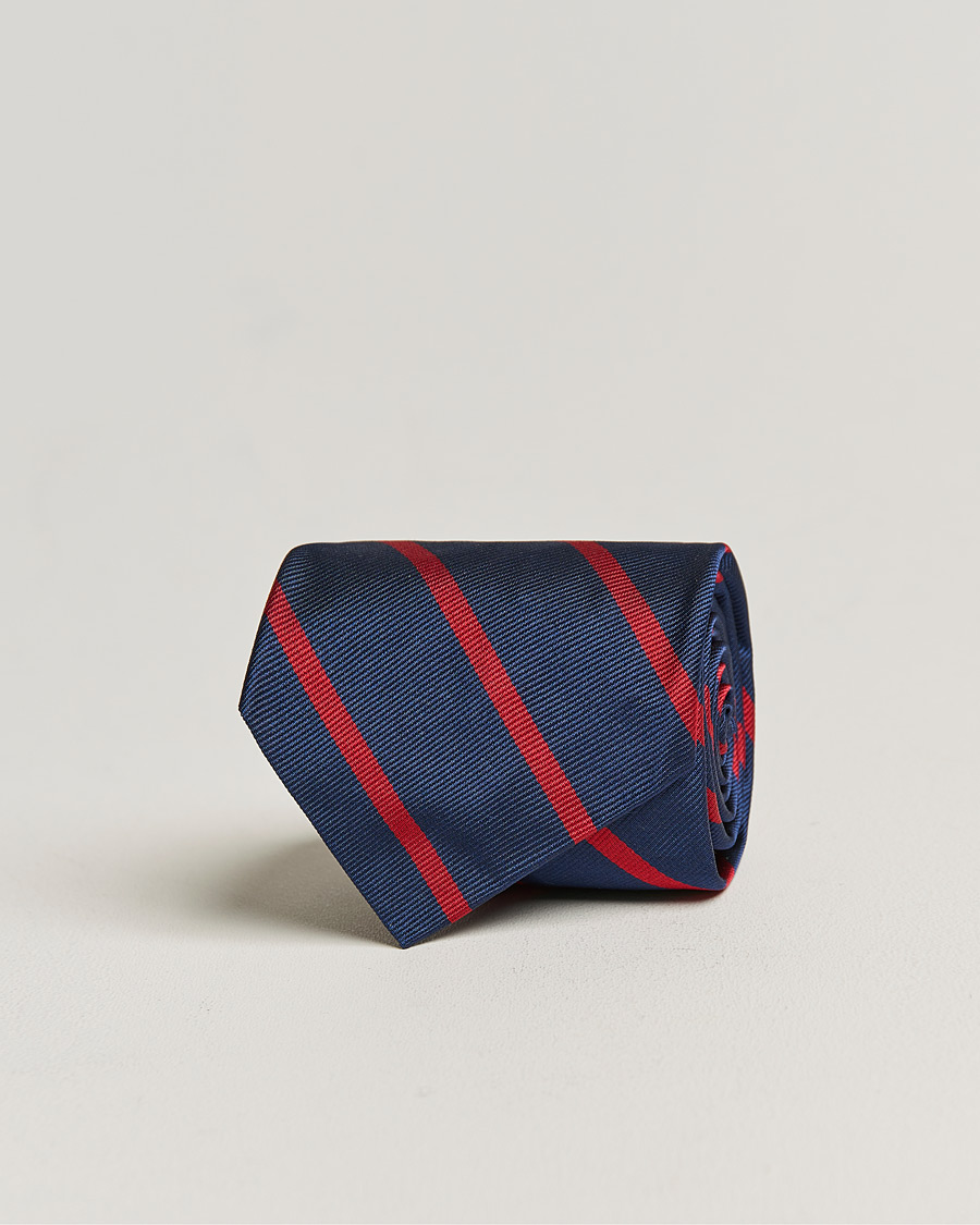 Uomini | Polo Ralph Lauren Striped Tie Navy/Red | Polo Ralph Lauren | Striped Tie Navy/Red