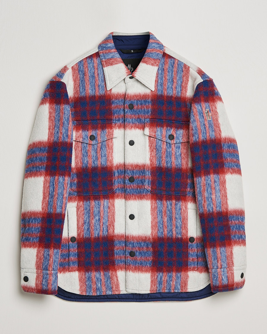 Uomini | Giacche | Moncler Grenoble | Waier Padded Shirt Jacket White/Red