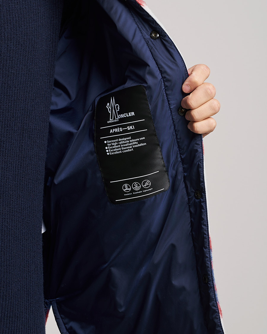 Uomini | Giacche | Moncler Grenoble | Waier Padded Shirt Jacket White/Red