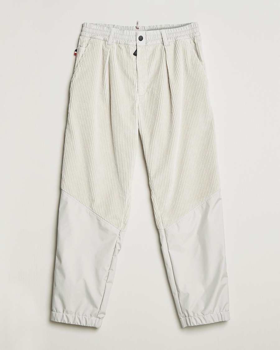 Uomini | Pantaloni | Moncler Grenoble | Stretch Corduroy Pants Off White
