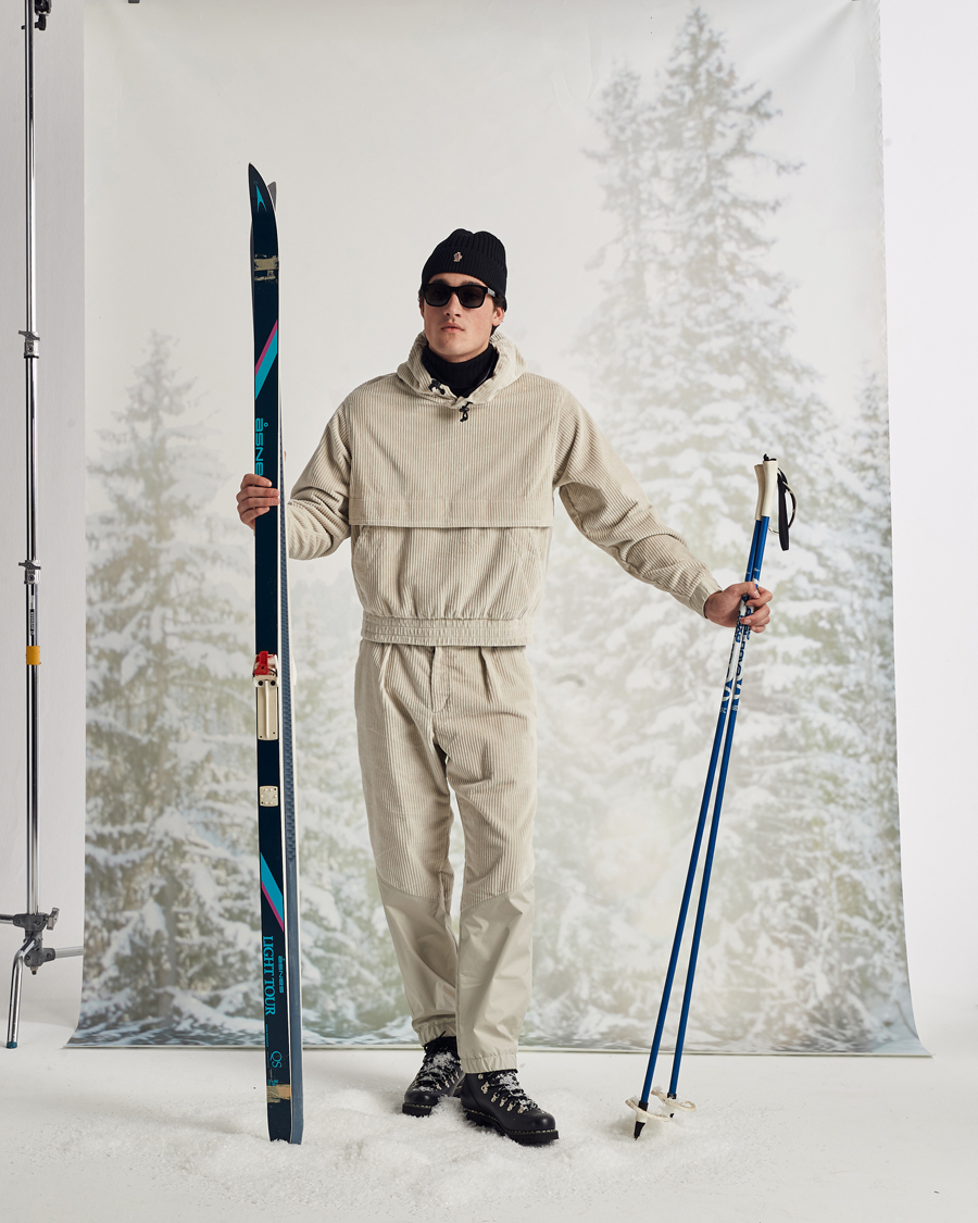 Uomini | Pantaloni | Moncler Grenoble | Stretch Corduroy Pants Off White