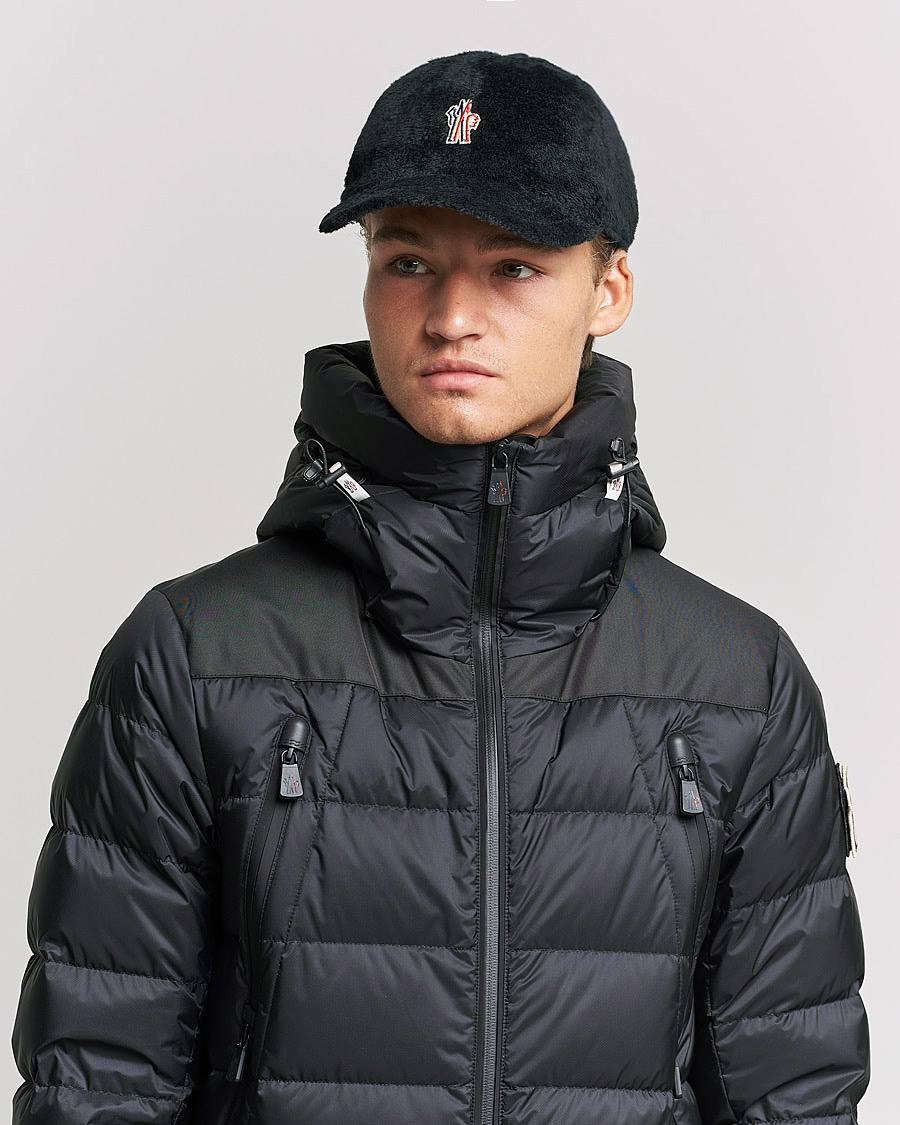 Uomini | Moncler Grenoble Fleece Baseball Cap Black | Moncler Grenoble | Fleece Baseball Cap Black