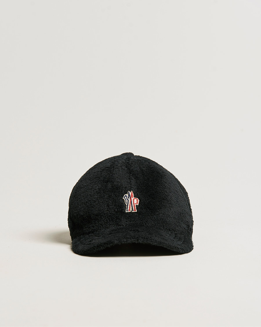 Uomini | Moncler Grenoble Fleece Baseball Cap Black | Moncler Grenoble | Fleece Baseball Cap Black