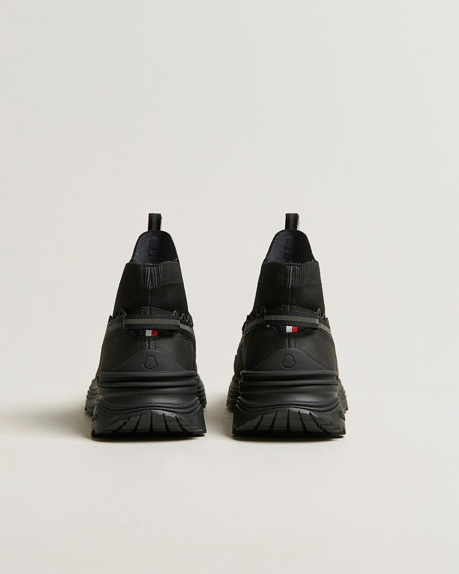 Uomini | Moncler Knit High Running Sneakers Black | Moncler | Knit High Running Sneakers Black