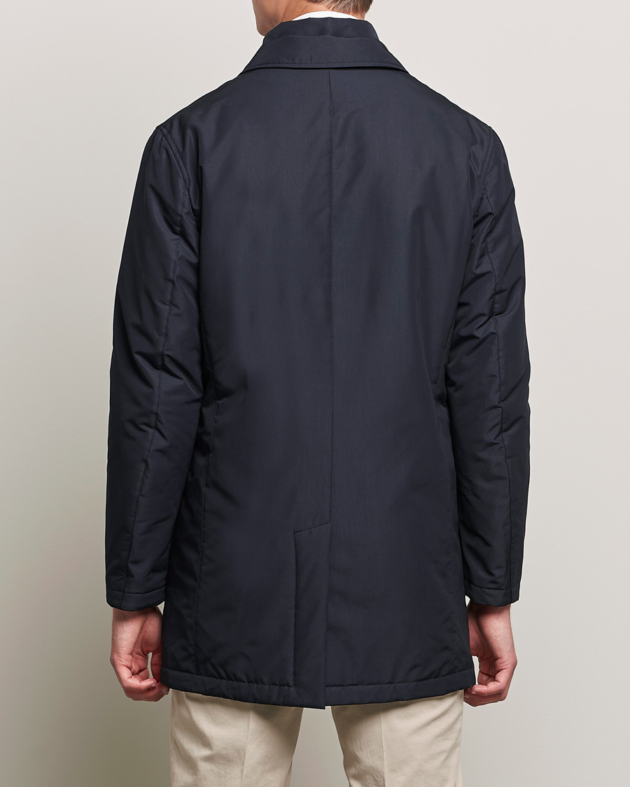 Uomini | Giacche | Canali | Rain Protection Car Coat Navy
