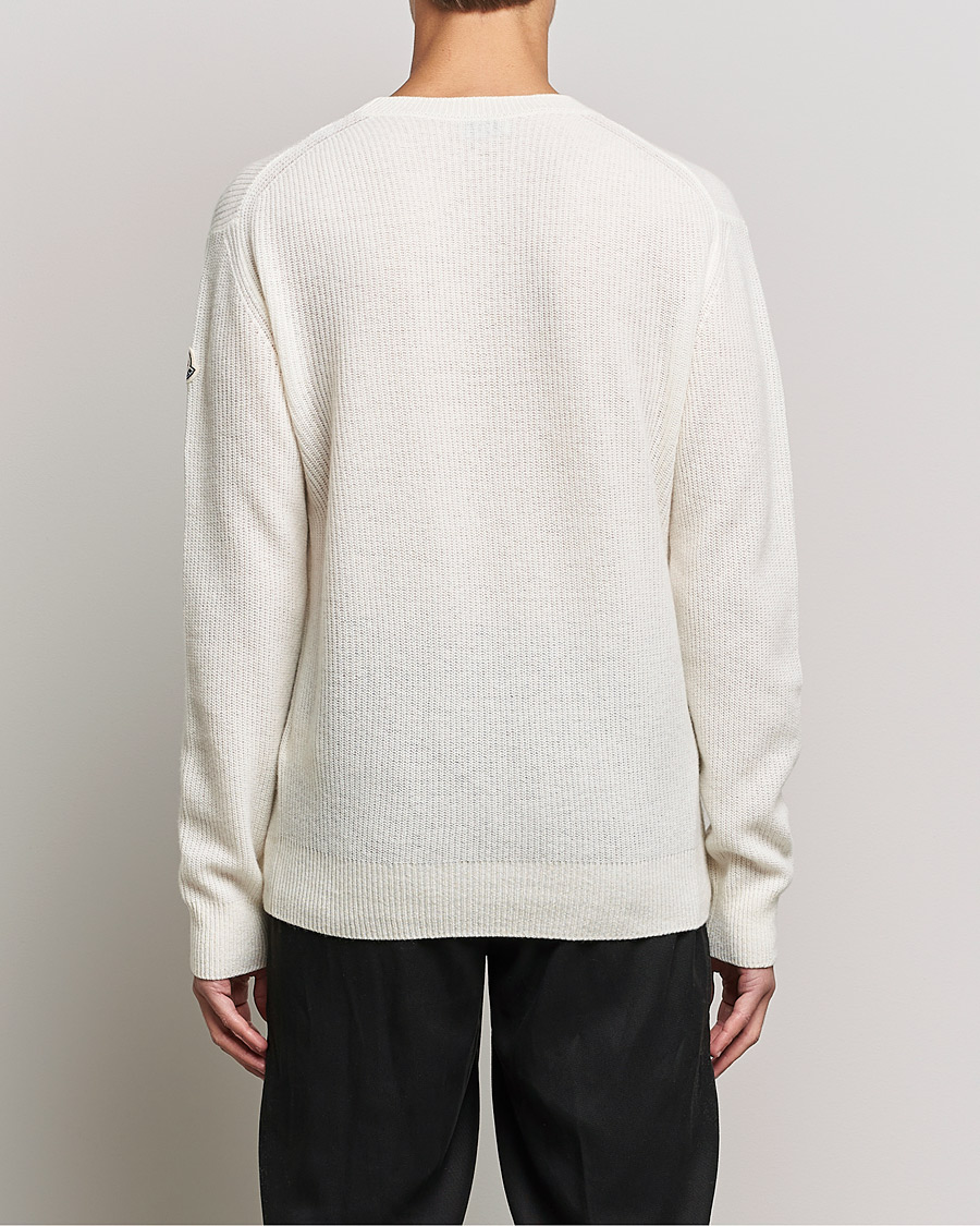 Uomini | Maglieria | Moncler | Cashmere Crew Neck Sweater White