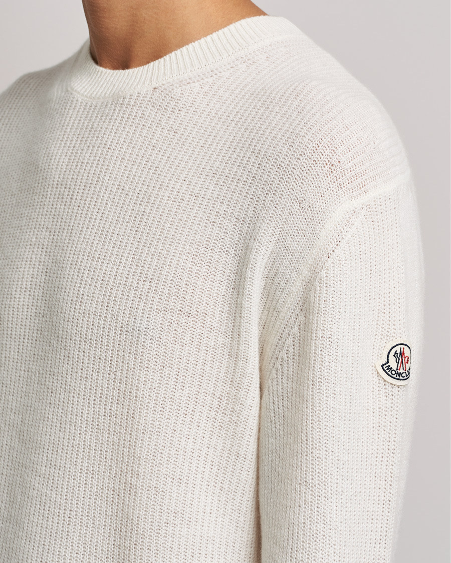 Uomini | Maglieria | Moncler | Cashmere Crew Neck Sweater White