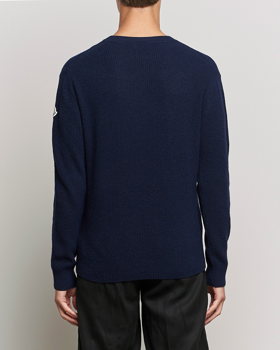 Uomini | Maglieria | Moncler | Cashmere Crew Neck Sweater Navy