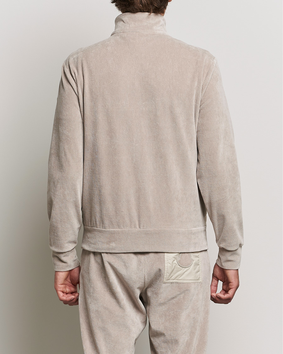 Uomini | Maglieria | Moncler | Corduroy Zip Cardigan Light Beige