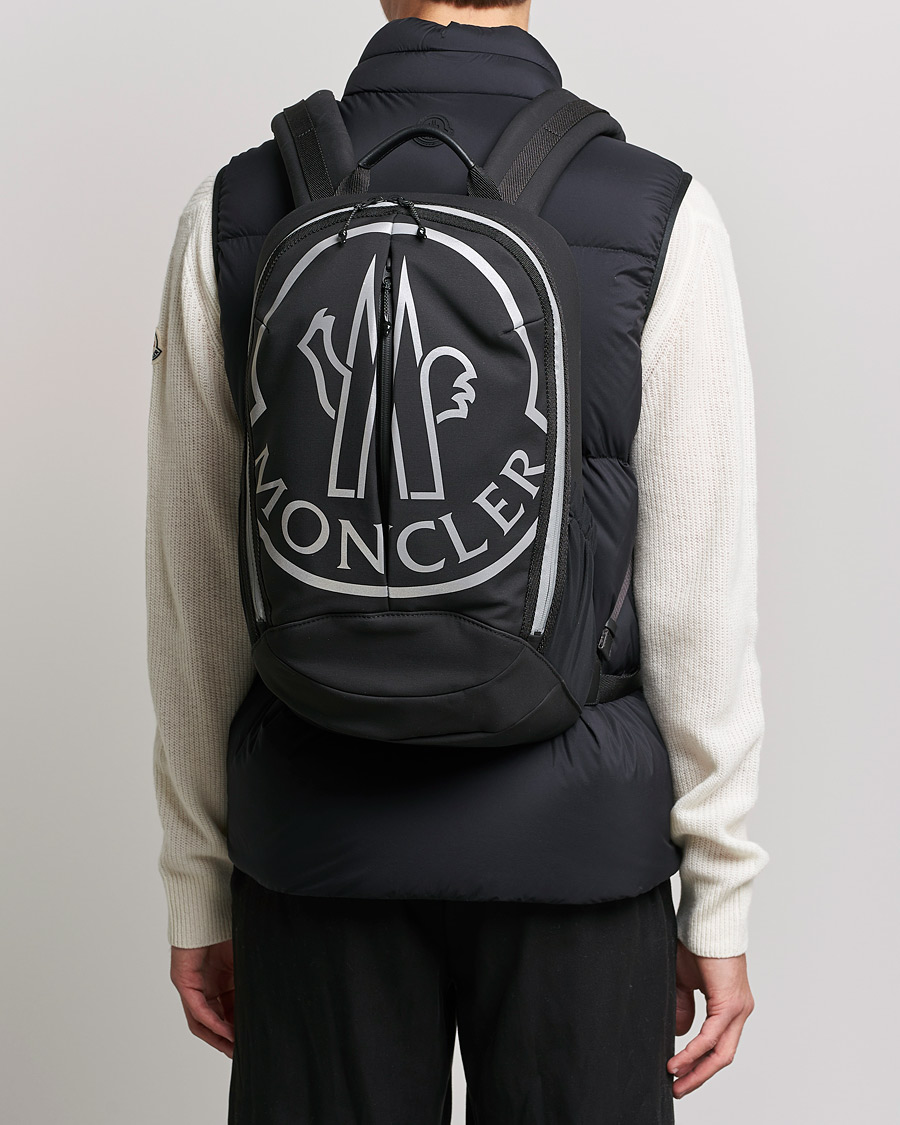 Uomini | Moncler Cut Backpack Black | Moncler | Cut Backpack Black