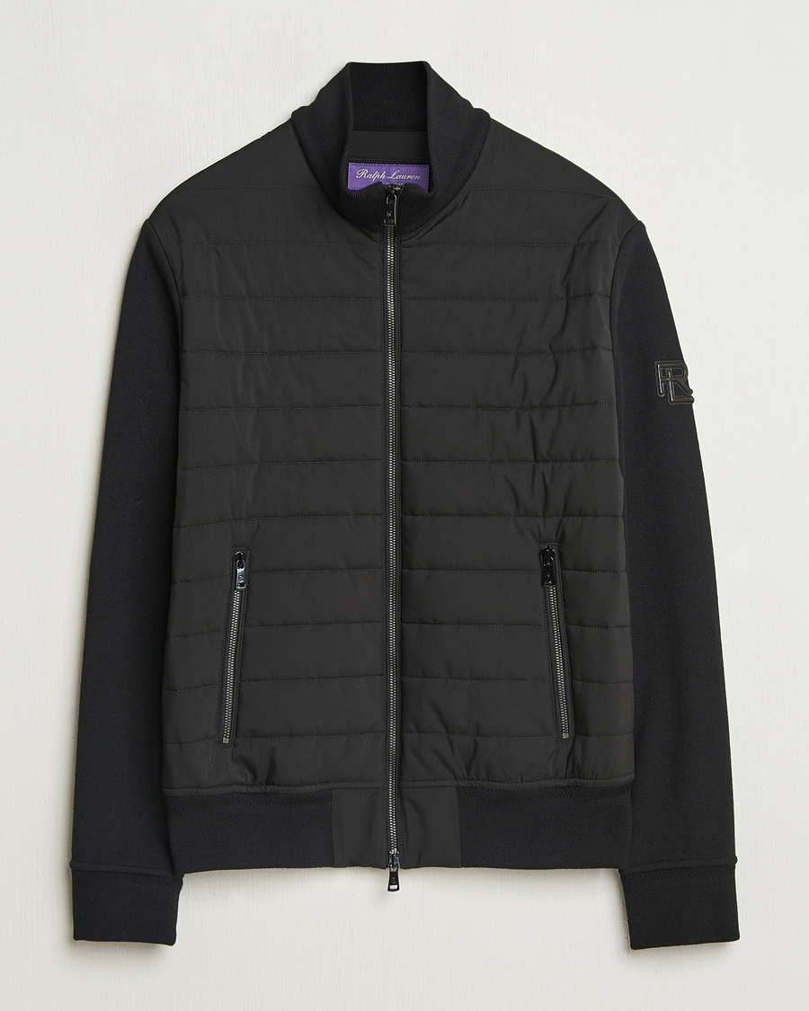 Uomini | Giacche | Ralph Lauren Purple Label | Hybrid Jacket Black