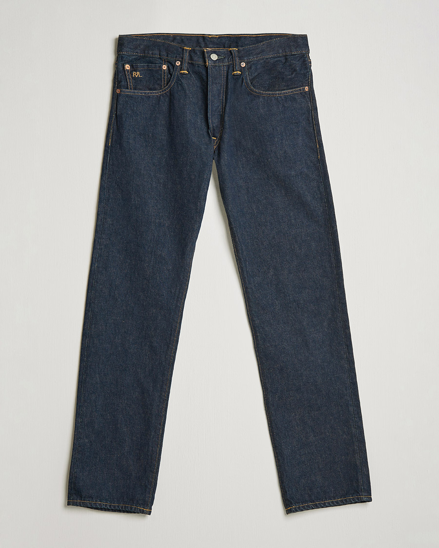Uomini | Jeans | RRL | Slow Straight 5-Pocket Denim Once Washed