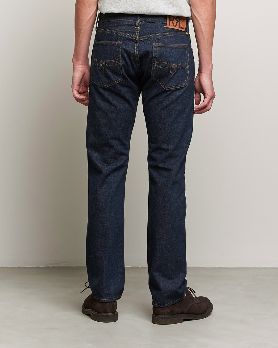 Uomini | Jeans | RRL | Slow Straight 5-Pocket Denim Once Washed
