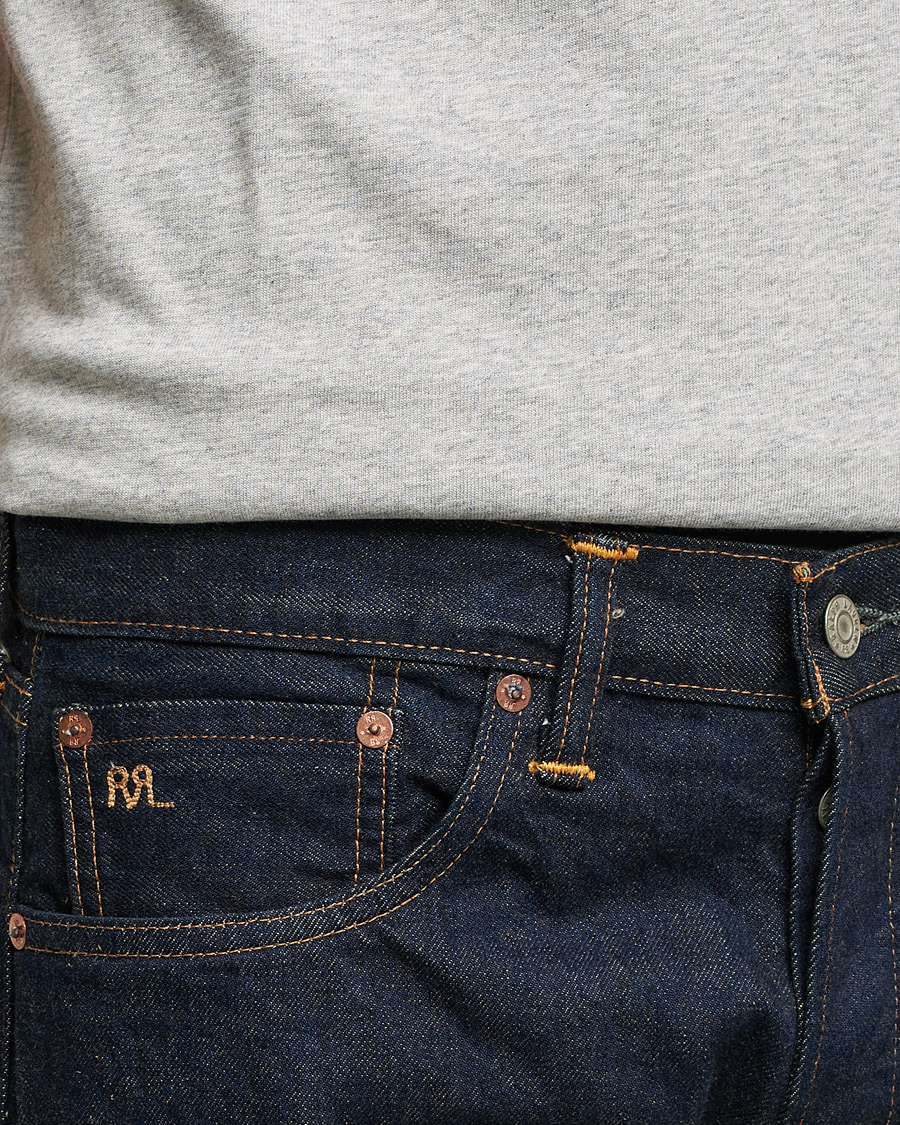 Uomini | Jeans | RRL | Slow Straight 5-Pocket Denim Once Washed
