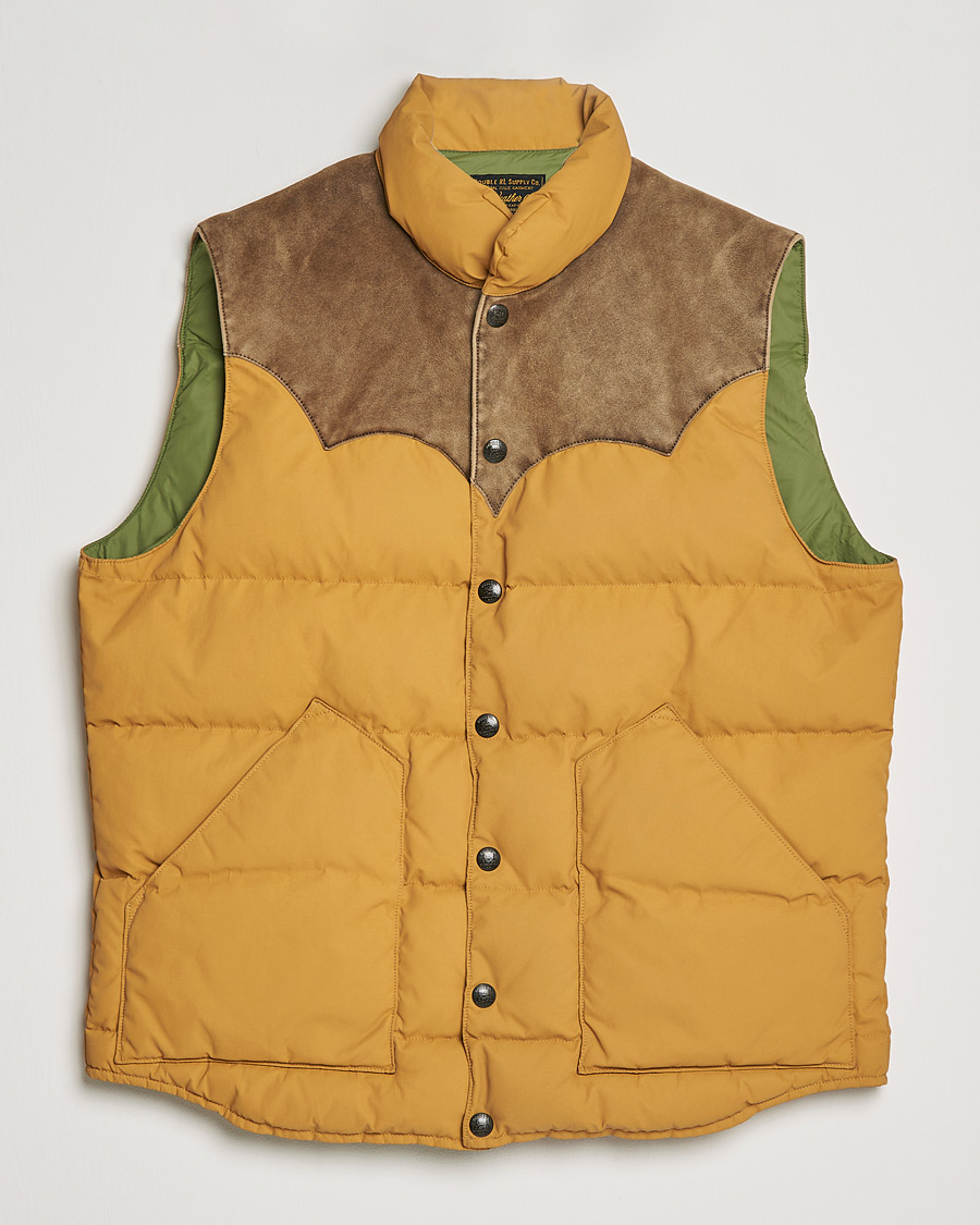 Uomini | Giacche | RRL | Milburn Quilted Vest Mountain Yellow