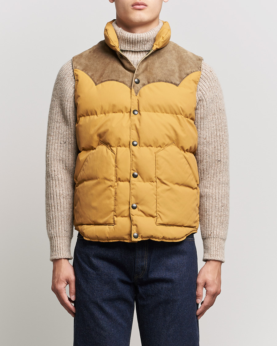 Uomini | Giacche | RRL | Milburn Quilted Vest Mountain Yellow