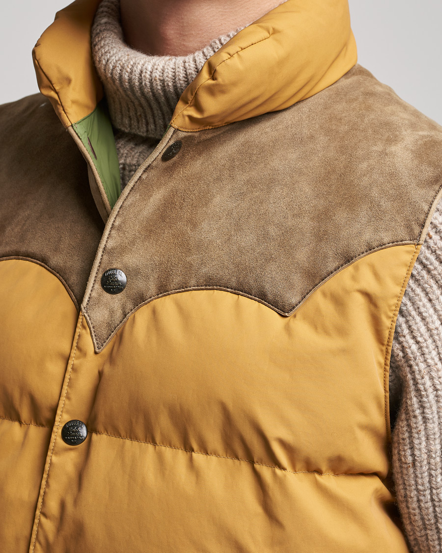 Uomini | Giacche | RRL | Milburn Quilted Vest Mountain Yellow