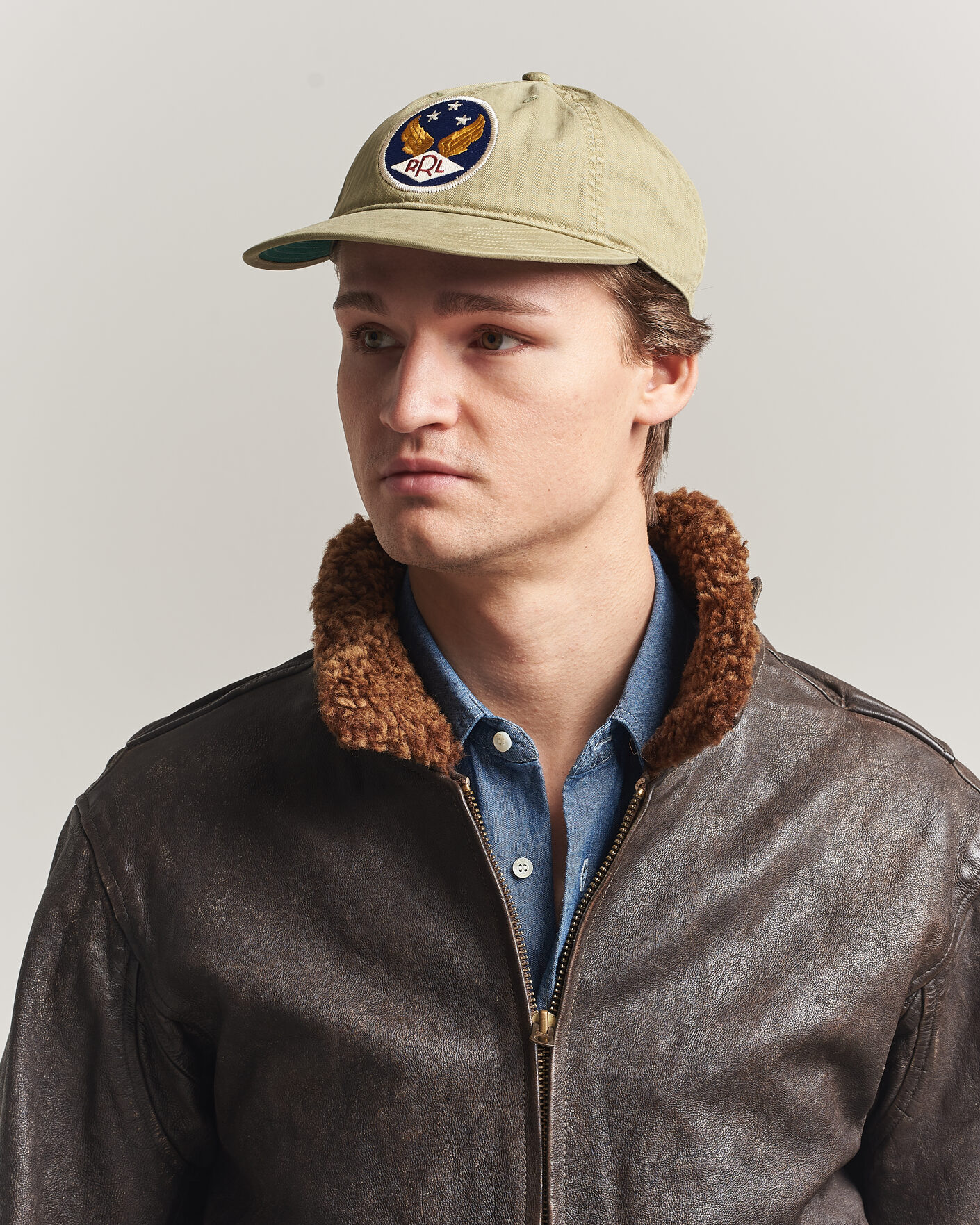 Uomini | Cappelli & Berretti | RRL | Garment Dyed Ball Cap Beige