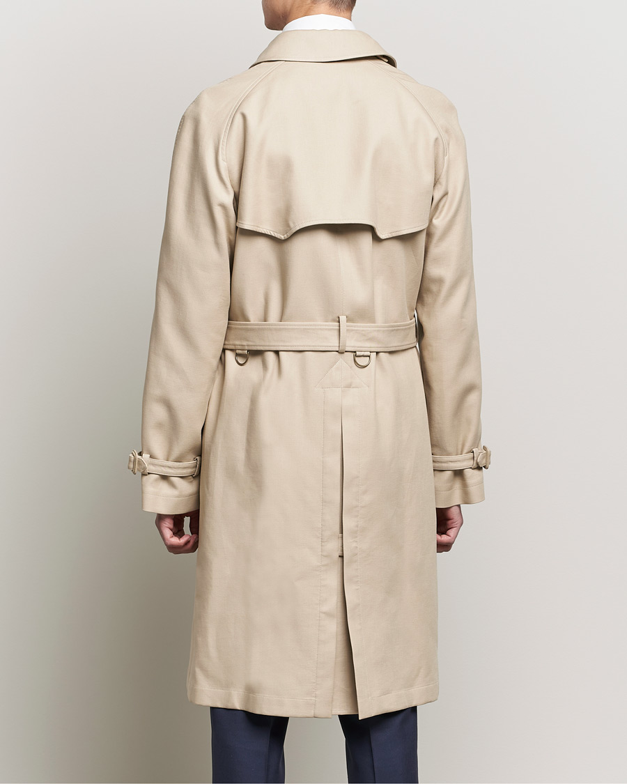 Uomini | Giacche | Ralph Lauren Purple Label | Classic Trench Coat Khaki Stone