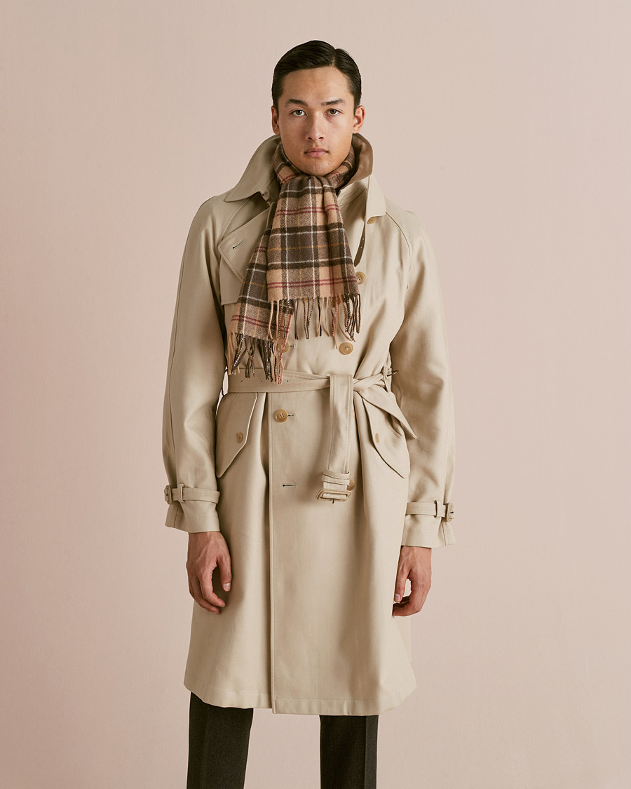 Uomini | Giacche | Ralph Lauren Purple Label | Classic Trench Coat Khaki Stone