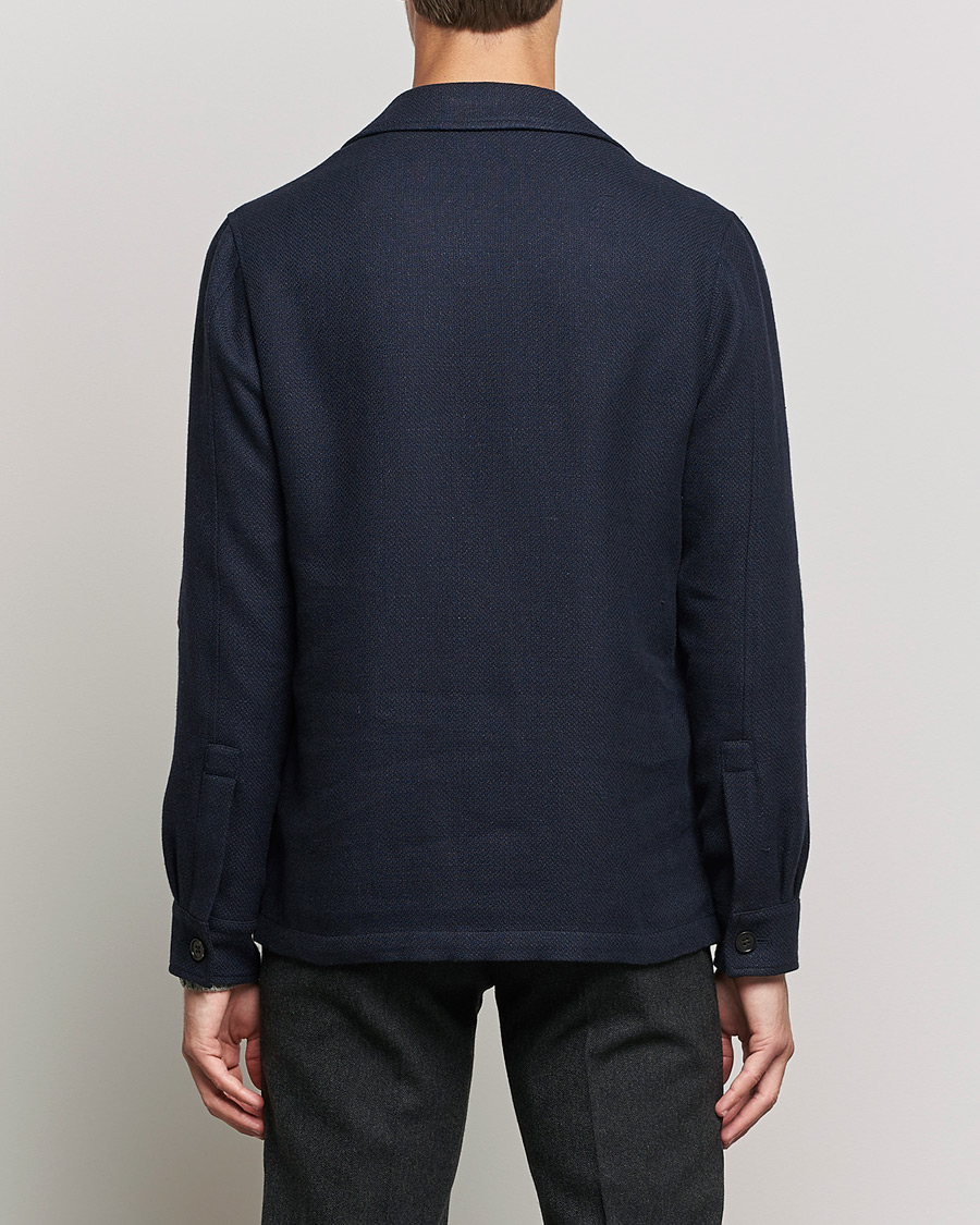 Uomini | Giacche | Ralph Lauren Purple Label | Snowden Tweed Field Jacket Navy