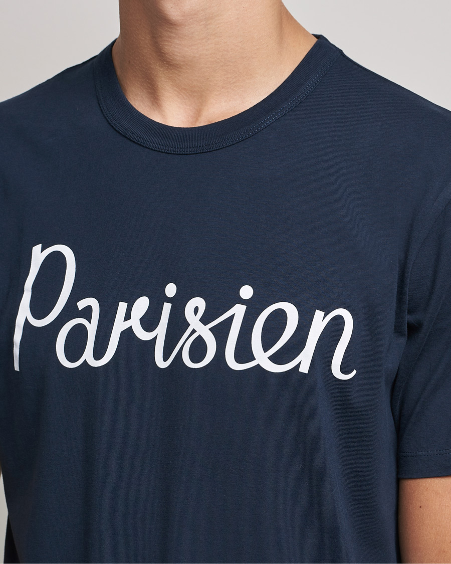 Uomini | T-shirt | Maison Kitsuné | Parisien Tee Navy