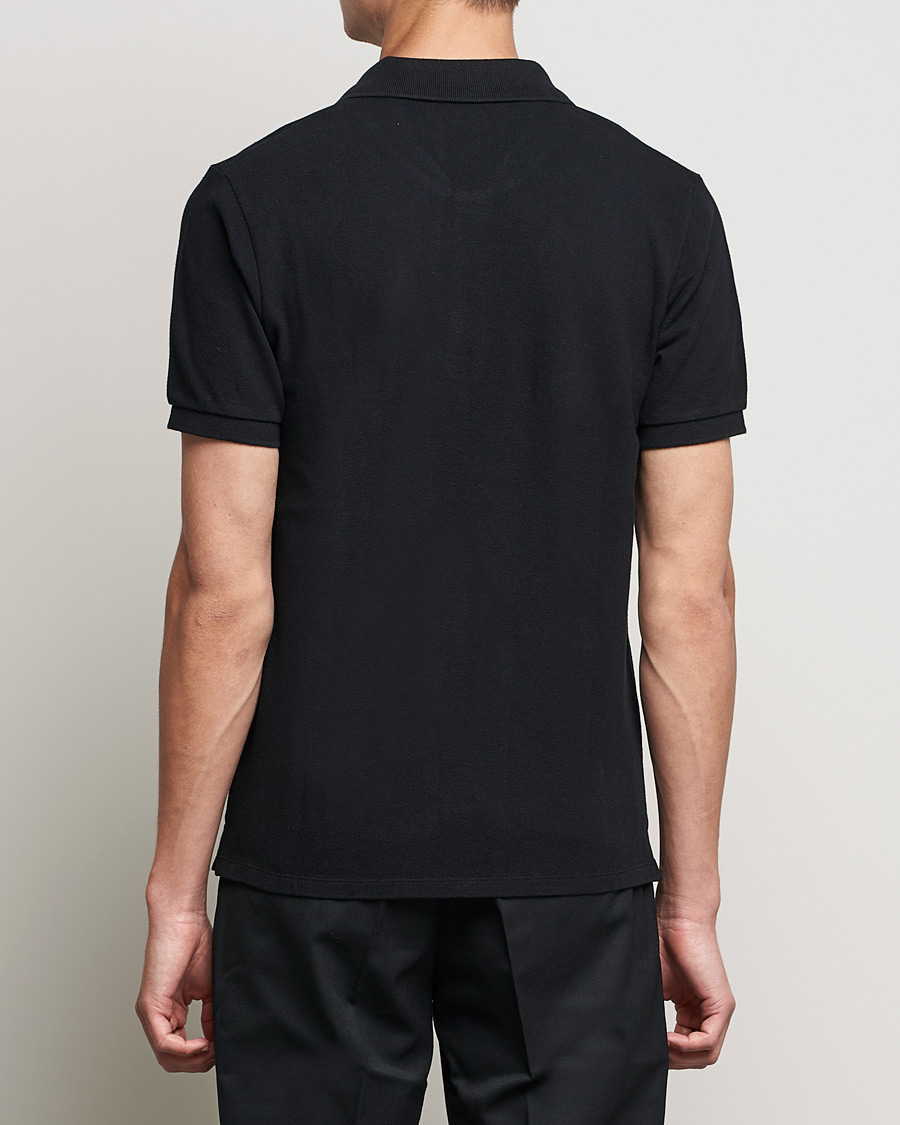 Uomini | Polo | Maison Kitsuné | Fox Head Polo Black