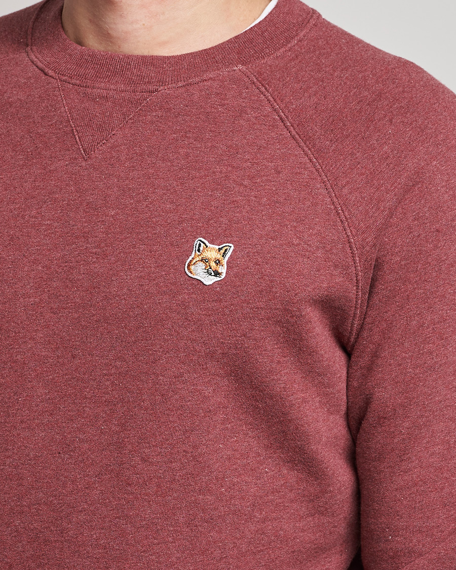 Uomini | Maglieria | Maison Kitsuné | Fox Head Sweatshirt Wine